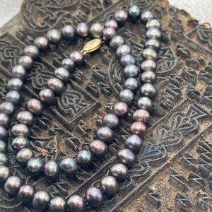 Hawaiian Peacok Pearl Strand   14 K
